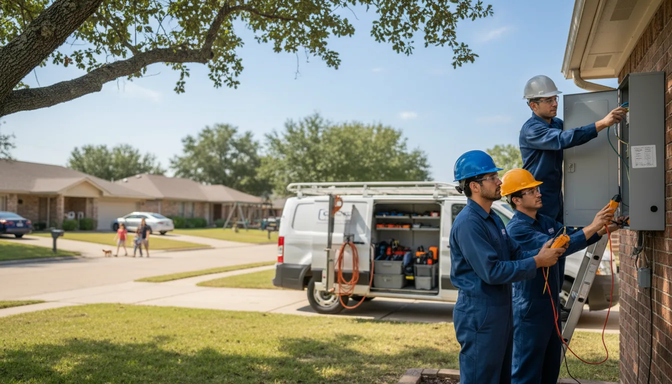 Certified electrician providing emergency electrical services in New Berlin, IL